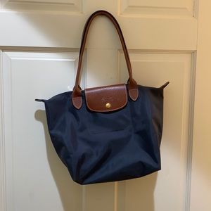 Charcoal long champ purse
